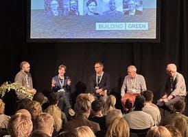 Paneldeltagere på Building Green - Miljømærkning Danmark  